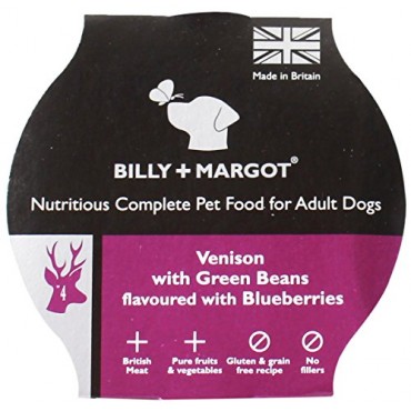 Billy & Margot Venison & Green Beans Dog Food 150g